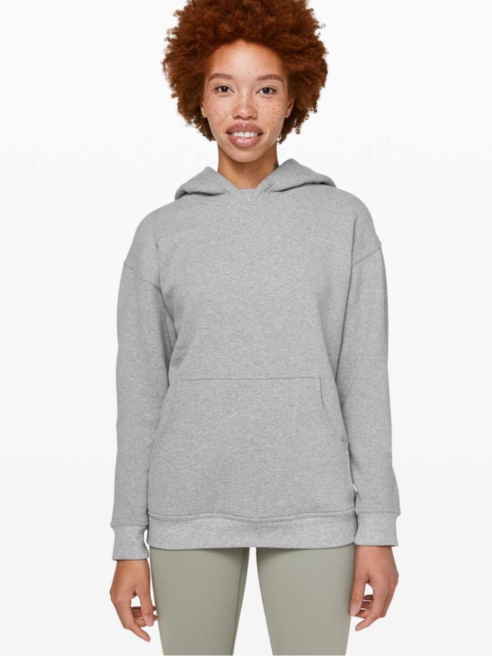 Lululemon All Yours Hoodie Heathered Core Light Grey / Silver Drop Size Medium